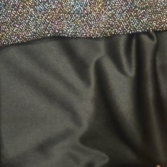 Express Metallic Multi-Colored Glittery Mini Dress - Picture 8 of 9